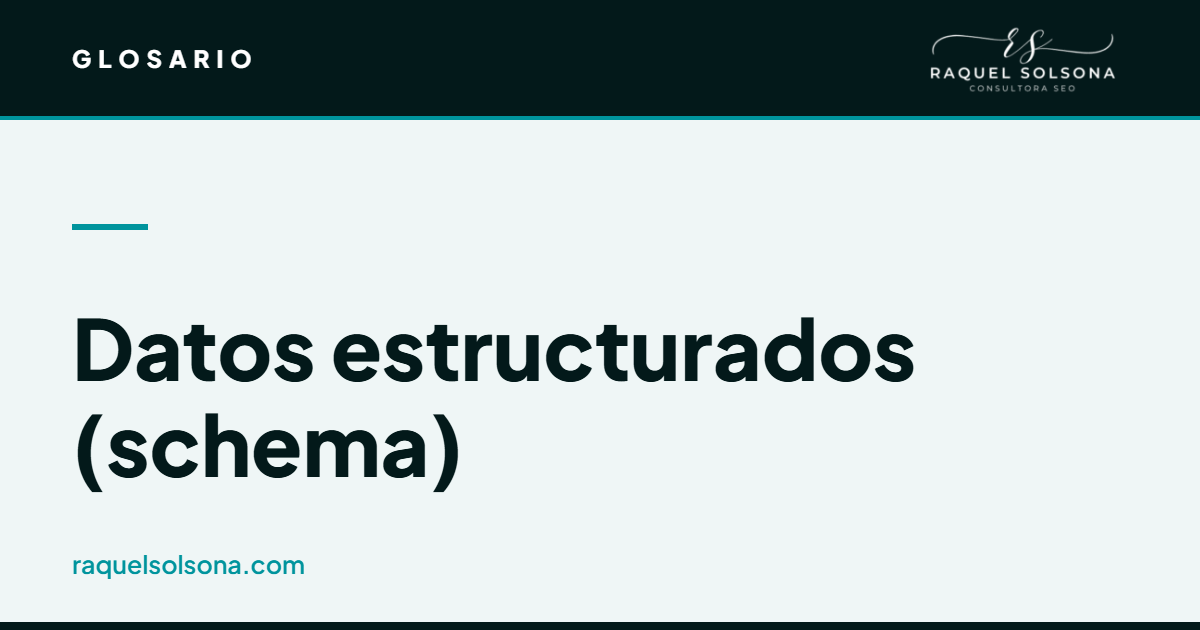 Datos estructurados: qué es Schema.org, cómo insertarlos en una web y qué son los rich snippets Qué son los datos estructurados o schema en SEO, con ejemplos