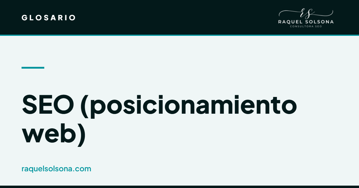 Qué es el SEO o posicionamiento web y para qué sirve en una página web